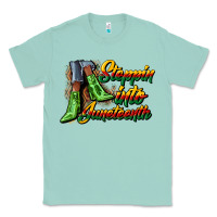 Seafoam steppin into juneteenth heels Classic Tee - CowGirlArtShop