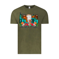 Vintage Olive Being a Mom Makes My Life Complete Vintage Tee - CowCowDesign