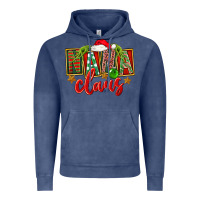 Vintage Denim Christmas Nana Claus Mother's Day Vintage Hoodie - FaDigitalArtStudio