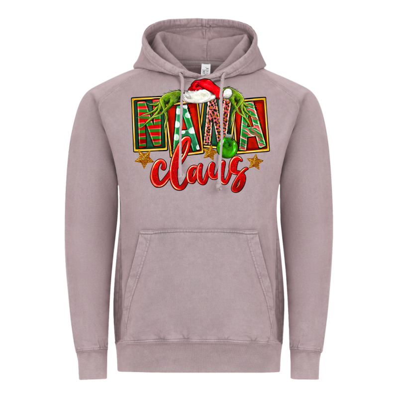 Christmas Nana Claus Mother's Day Vintage Hoodie by FaDigitalArtStudio | Teevron
