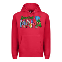 Cardinal baseball mama Premium Hoodie - CowhideDigitalArt