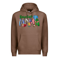 Chestnut baseball mama Premium Hoodie - CowhideDigitalArt