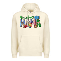 Sandshell baseball mama Premium Hoodie - CowhideDigitalArt