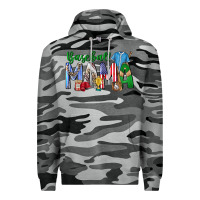 Slate Camo baseball mama Premium Hoodie - CowhideDigitalArt