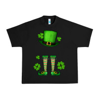 Black Custom name St. Patrick's leprechaun Urban Heavy Tee - OliviaCreatesArt