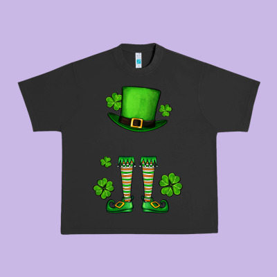 Custom Name St. Patrick's Leprechaun Urban Heavy Tee Designed By Oliviacreatesart
