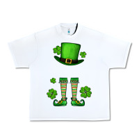 White Custom name St. Patrick's leprechaun Urban Heavy Tee - OliviaCreatesArt