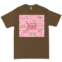 Cacao i am enough with glitter Premium Tee - TumblerDesignByShophia