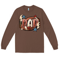 Chestnut football dad Long Sleeve Tee - FaDigitalArtStudio