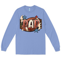 Colony Blue football dad Long Sleeve Tee - FaDigitalArtStudio