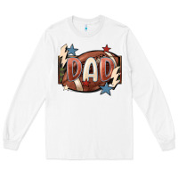 White football dad Long Sleeve Tee - FaDigitalArtStudio