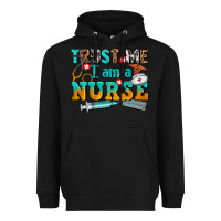 Black trust me i am a nurse Heavyweight Hoodie - AdoDesignShop