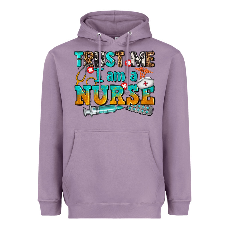 Trust Me I Am A Nurse Heavyweight Hoodie by AdoDesignShop | Teevron