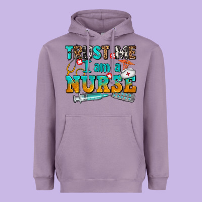 Trust Me I Am A Nurse Heavyweight Hoodie Designed By Adodesignshop
