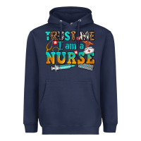 Navy trust me i am a nurse Heavyweight Hoodie - AdoDesignShop
