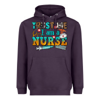 Plum trust me i am a nurse Heavyweight Hoodie - AdoDesignShop