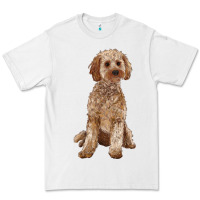 White cockapoo Premium Tee - RanaPortraitStore