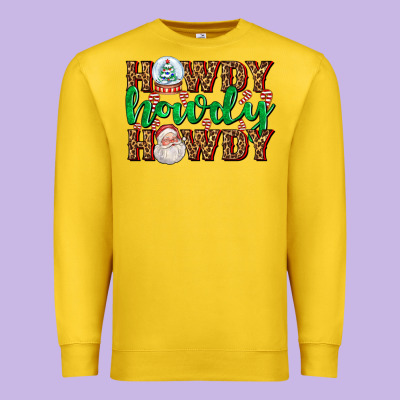 Howdy Howdy Howdy Premium Sweatshirt Designed By Adodesignshop