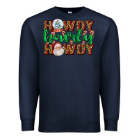 Navy howdy howdy howdy Premium Sweatshirt - AdoDesignShop