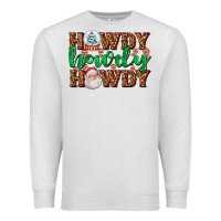 Oatmeal Heather howdy howdy howdy Premium Sweatshirt - AdoDesignShop