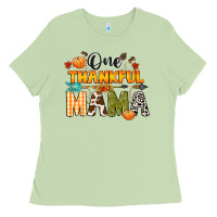 Matcha one thankful mama Ladies Tee - CowGirlArtShop