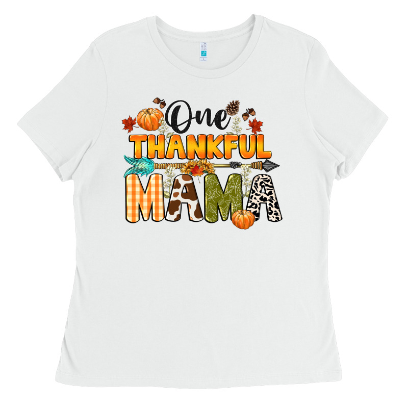One Thankful Mama Ladies Tee by CowGirlArtShop | Teevron