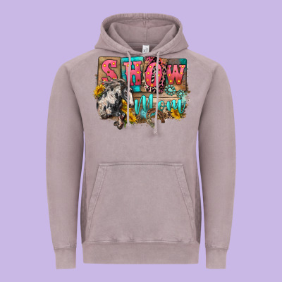 Show Mom Horse Mother's Day Vintage Hoodie Designed By Fadigitalartstudio