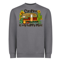 Storm camping is my happy place caravan Heavyweight Sweatshirt - BarkalooDesign
