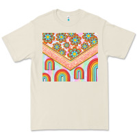 Bone hippie rainbow and daisy Premium Tee - TumblerDesignByShophia