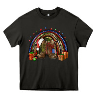 Asphalt Army Christmas rainbow Heavy Core Tee - NancyCooperArtShop