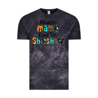 Cloud Black Because Mama Runs This Shitshow Vintage Tee - CowCowDesign