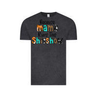 Vintage Black Because Mama Runs This Shitshow Vintage Tee - CowCowDesign