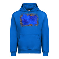 Cobalt gemstone blue leopard background Urban Hoodie - JahusDesignShop