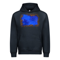 Navy gemstone blue leopard background Urban Hoodie - JahusDesignShop