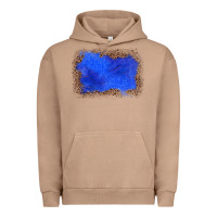 Pigment Burro gemstone blue leopard background Urban Hoodie - JahusDesignShop