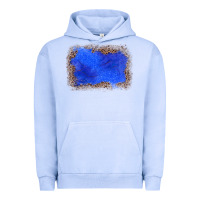 Pigment Grape Ice gemstone blue leopard background Urban Hoodie - JahusDesignShop