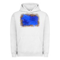 Pigment Lunar Rock gemstone blue leopard background Urban Hoodie - JahusDesignShop