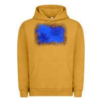 Pigment Peanut Butter gemstone blue leopard background Urban Hoodie - JahusDesignShop