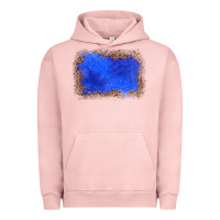 Pigment Salmon gemstone blue leopard background Urban Hoodie - JahusDesignShop