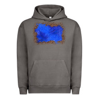 Pigment Tornado gemstone blue leopard background Urban Hoodie - JahusDesignShop