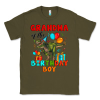 Grandma Of The Birthday Boy T Rex Classic Tee | Teevron