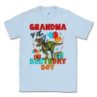 Dusty Blue grandma of the birthday boy t rex Classic Tee - Artiststas