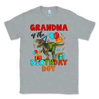 Heather Grey grandma of the birthday boy t rex Classic Tee - Artiststas