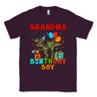 Plum grandma of the birthday boy t rex Classic Tee - Artiststas