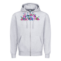 Heather Grey stitch coffee cups libbey glass Zipper Hoodie - AdoDesignShop