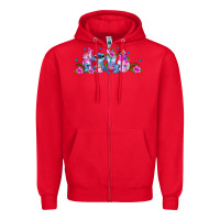 Red stitch coffee cups libbey glass Zipper Hoodie - AdoDesignShop