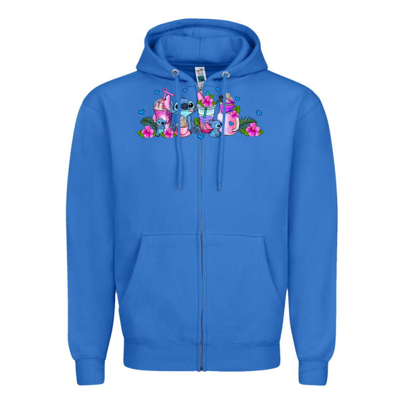 Stitch Coffee Cups Libbey Glass Zipper Hoodie by AdoDesignShop | Teevron