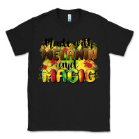 Black made with melanin and magic Classic Tee - CowGirlArtShop