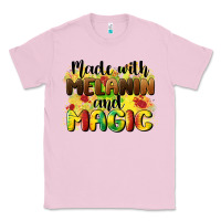 Bubblegum Pink made with melanin and magic Classic Tee - CowGirlArtShop