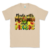 Mushroom made with melanin and magic Classic Tee - CowGirlArtShop